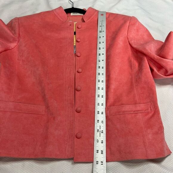 Vintage Bubblegum Pink Ultrasuede Jacket - Picture 3 of 9